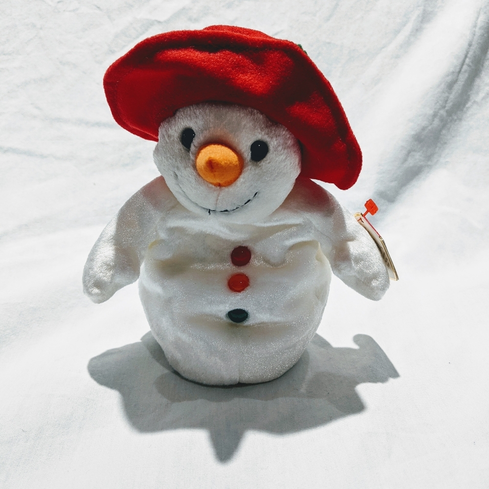 'Chillin' ☃️TY Beanie Babies 10th Ann. Snow Man